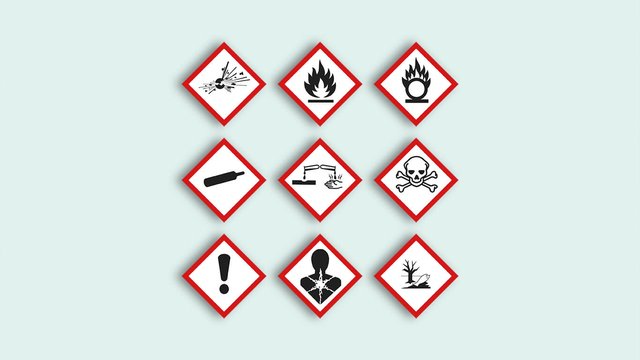 GHS hazard symbols pictograms